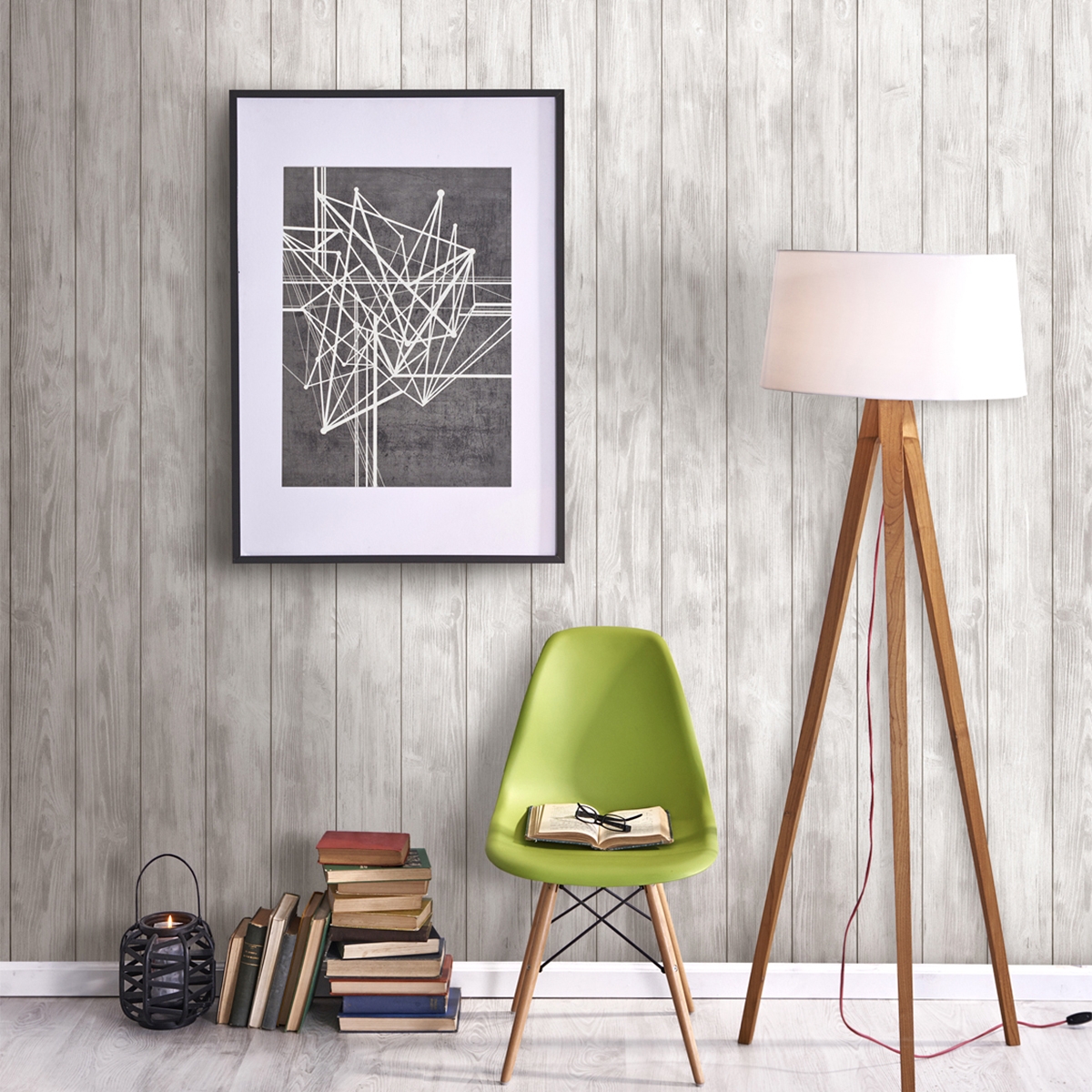 Vilo Grey Wood Motif 265x25 (Box 2.65m2)