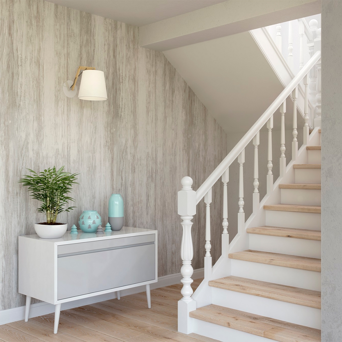 Ambiente con Vilo Motivo Smoky Wood 265x25 (Caja 2.65m2)