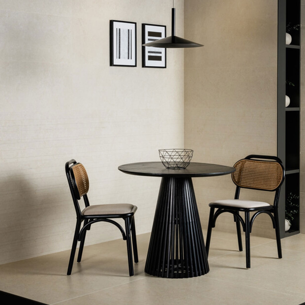 Evelyn Med Cream 60x60 quarto com piso