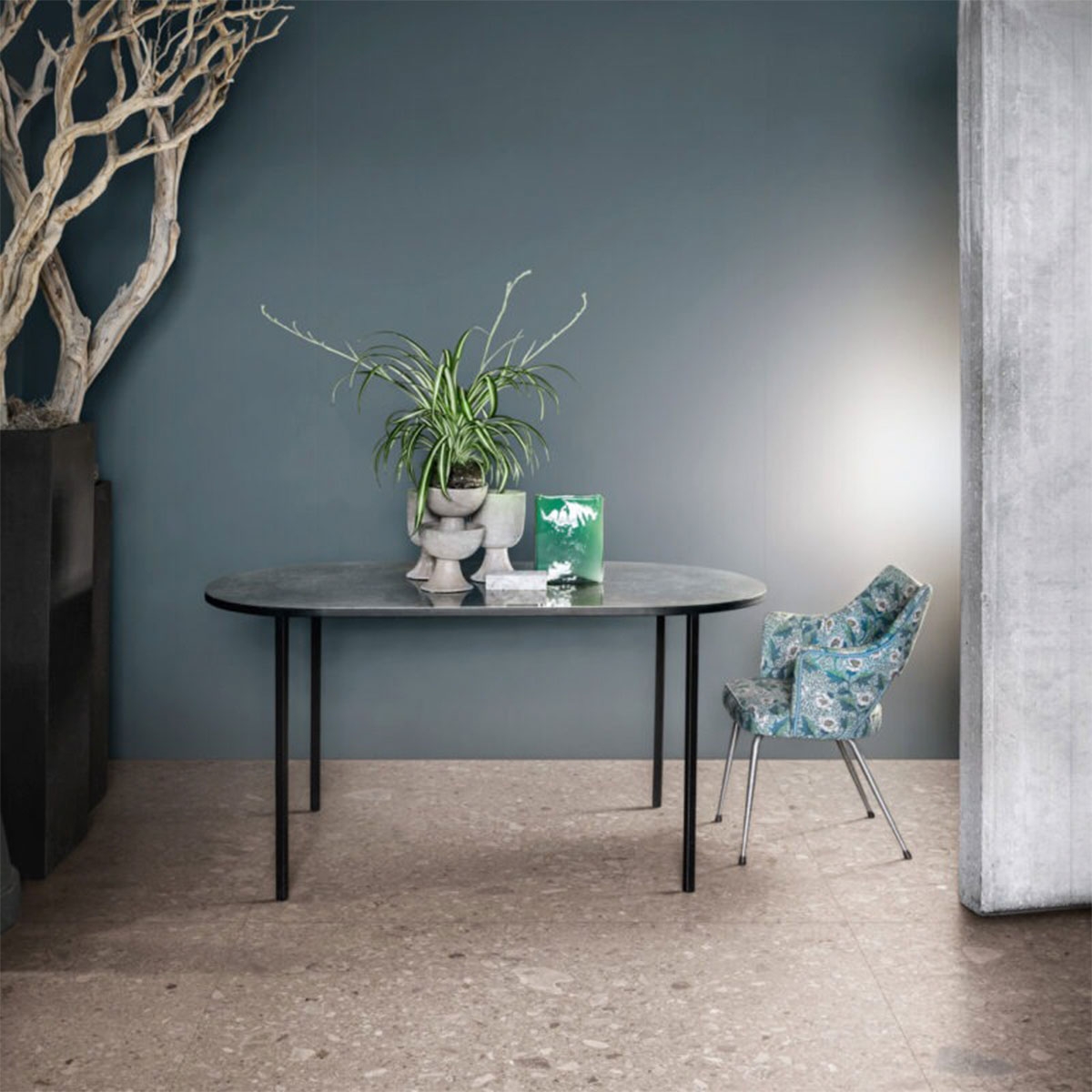 Intérieur avec sol Mystone Ceppo Di Gre Greige Naturale 120x120