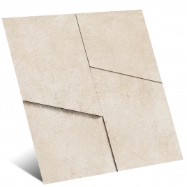 Foto de Mosaico 3D Terratech Avorio 28.5x28.5 (Caja 0.32m2)