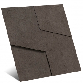 Foto de Mosaico 3D Terratech Grafite 28.5x28.5 (Caja 0.32m2)