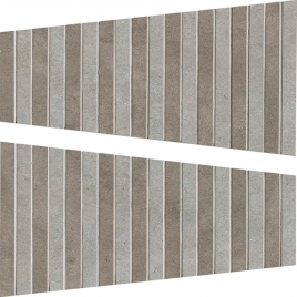 Foto de Mosaico Modulo A+B Terratech Polvere 20x34 (Caja 0.54m2)