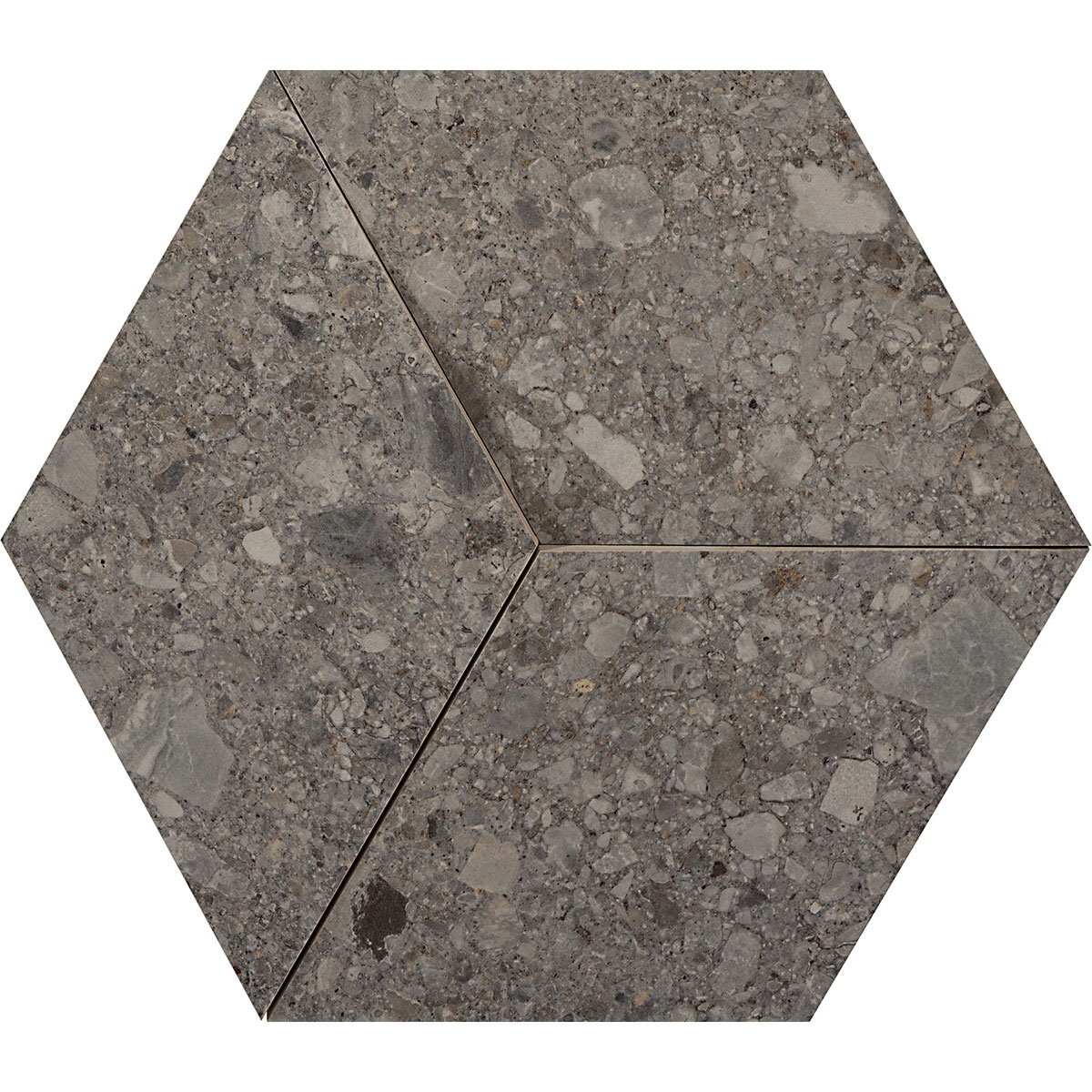 Mystone Ceppo Di Gre Anthracite Mosaico 3D 29x33.5 (Caja 0,21 m2)