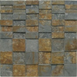 Mosaico de pedra Brasília 29x29
