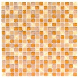 Mosaïque de verre Honey Spa 30.1x30.1