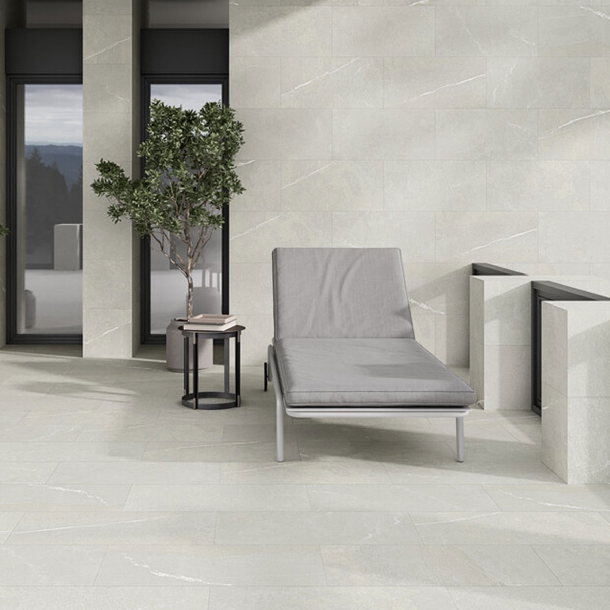 Exterior con pavimento Aiden Light 30x60 (Caja 1.44m2)