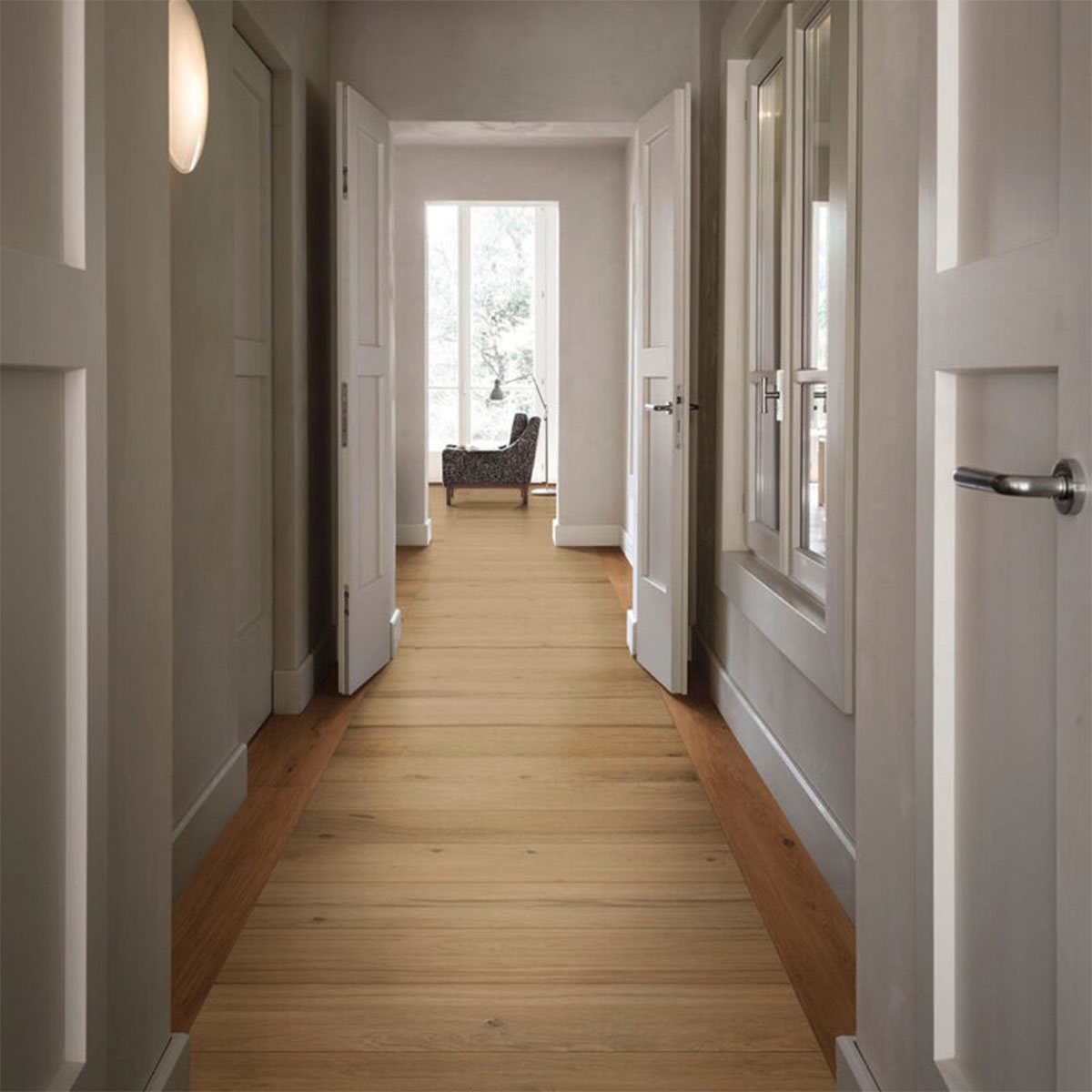 Interior with Treverklife Walnut flooring 20x120