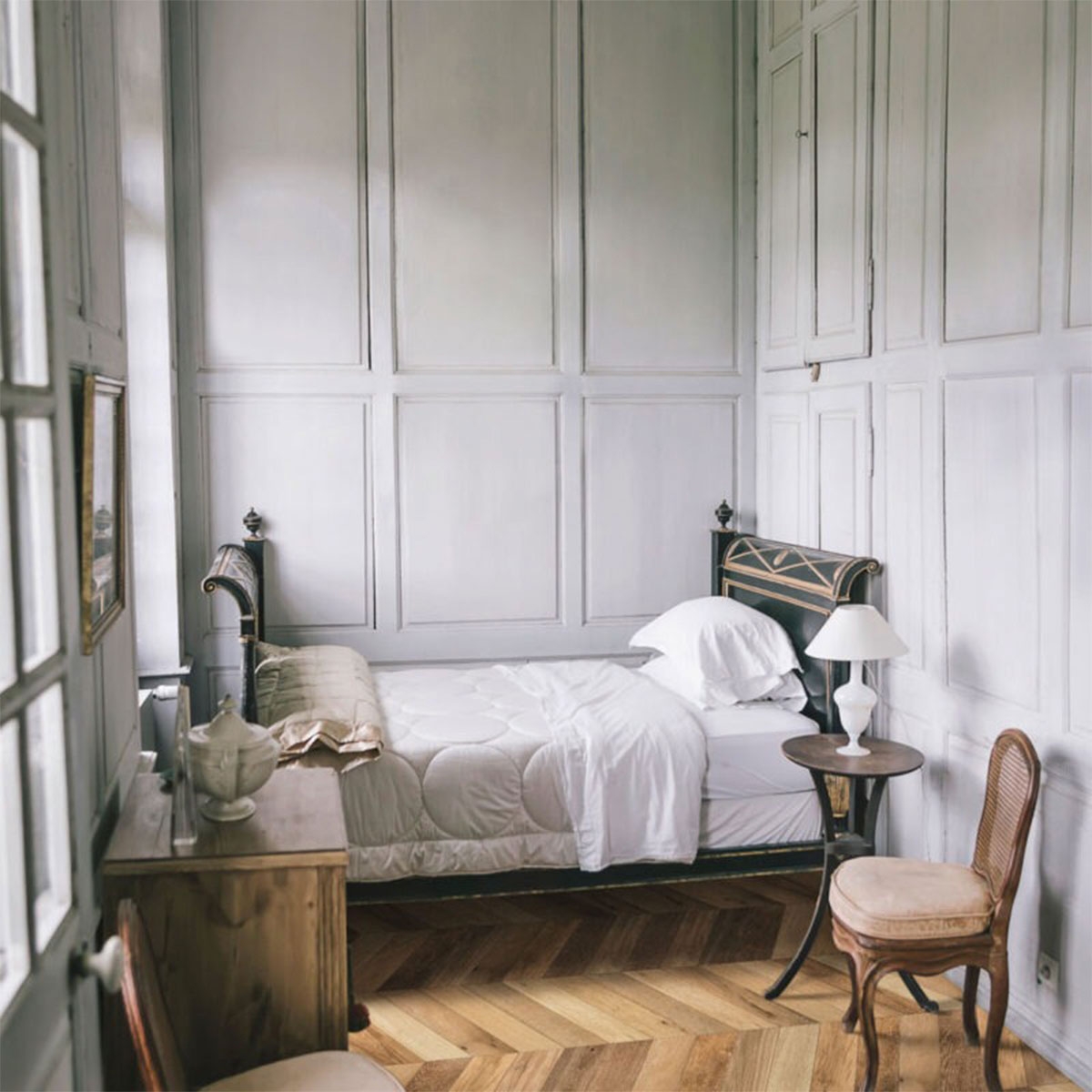 Interior con pavimento Treverksoul Brown 11x54