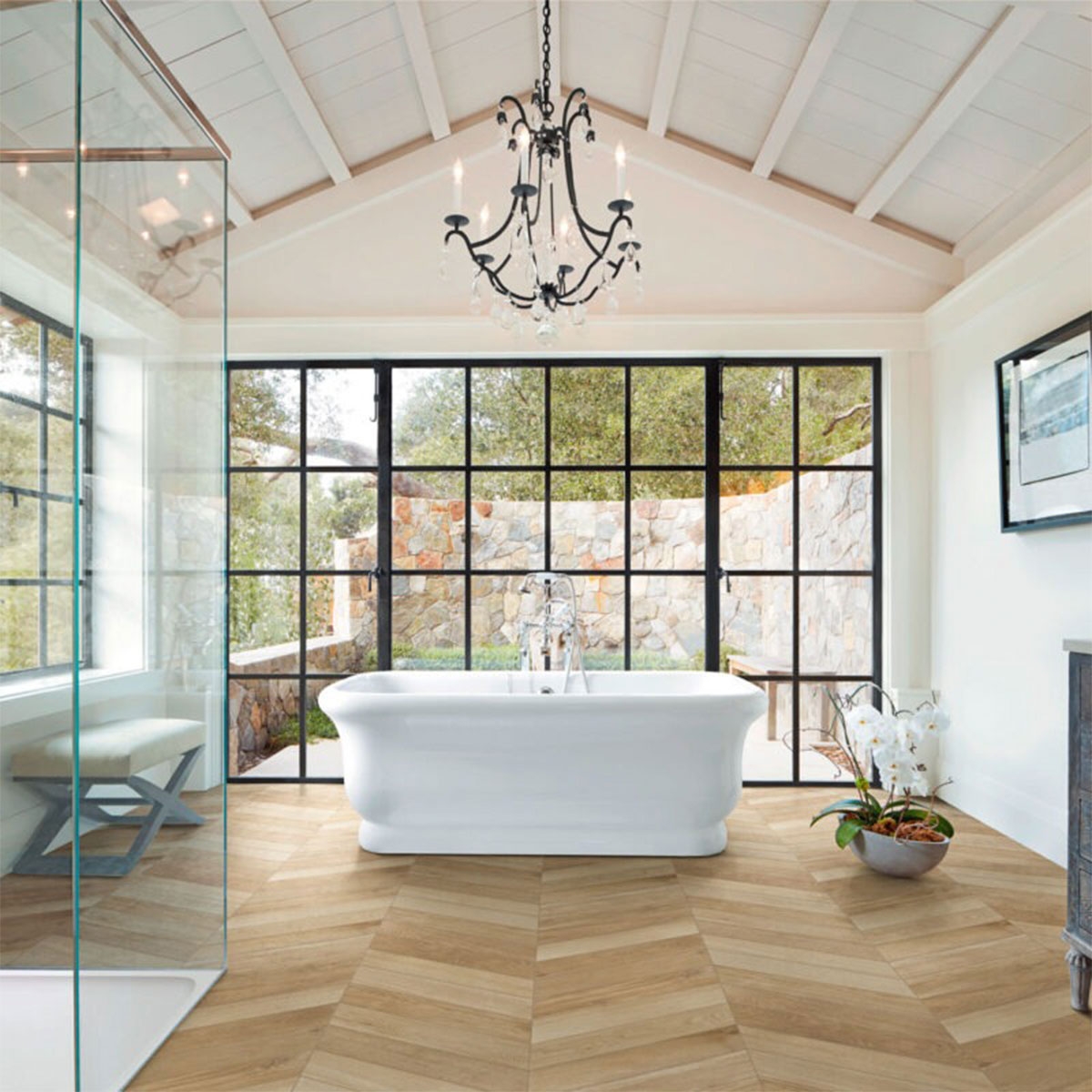 Interior with Treverksoul Neutral flooring 11x54