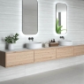 Baño con Revestimiento Q Dafne White 40x120