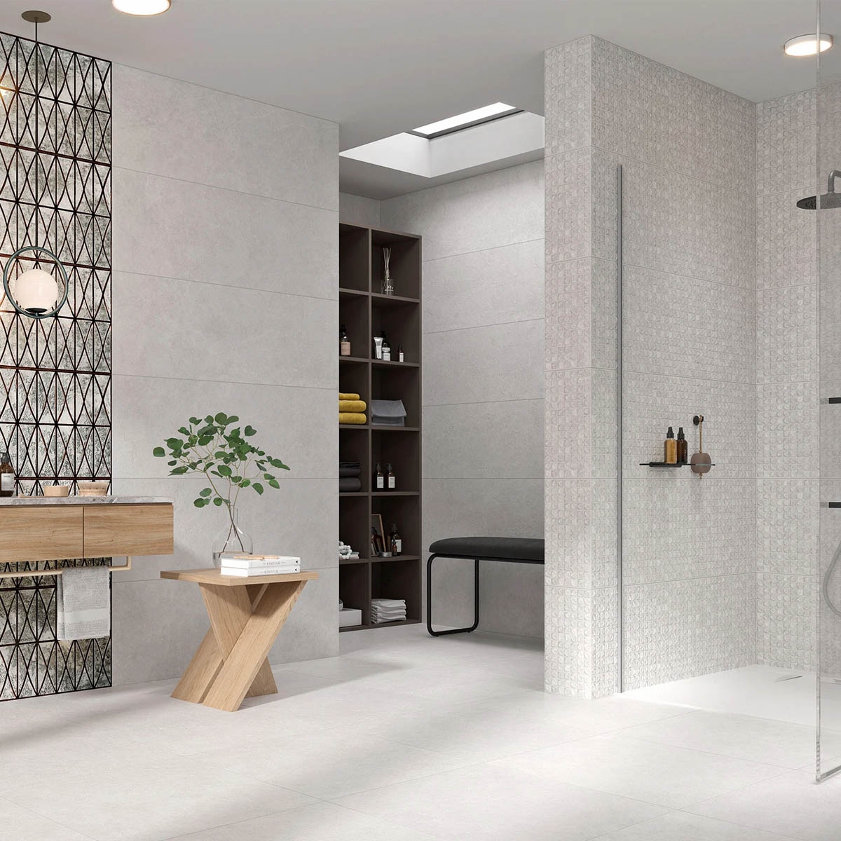 Q Terme Schnitz-Perlen-Badezimmer mit Beschichtung 40x120