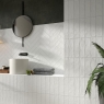 Artisian White Bathroom with Coating 7.5x30