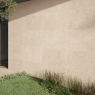 Fachada con revestimiento Astoria Max Beige 60x120