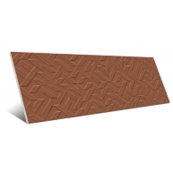 Racconti Terracota Struttura Segmenti 3D 30x90 cm (Caja 1.35 m2)
