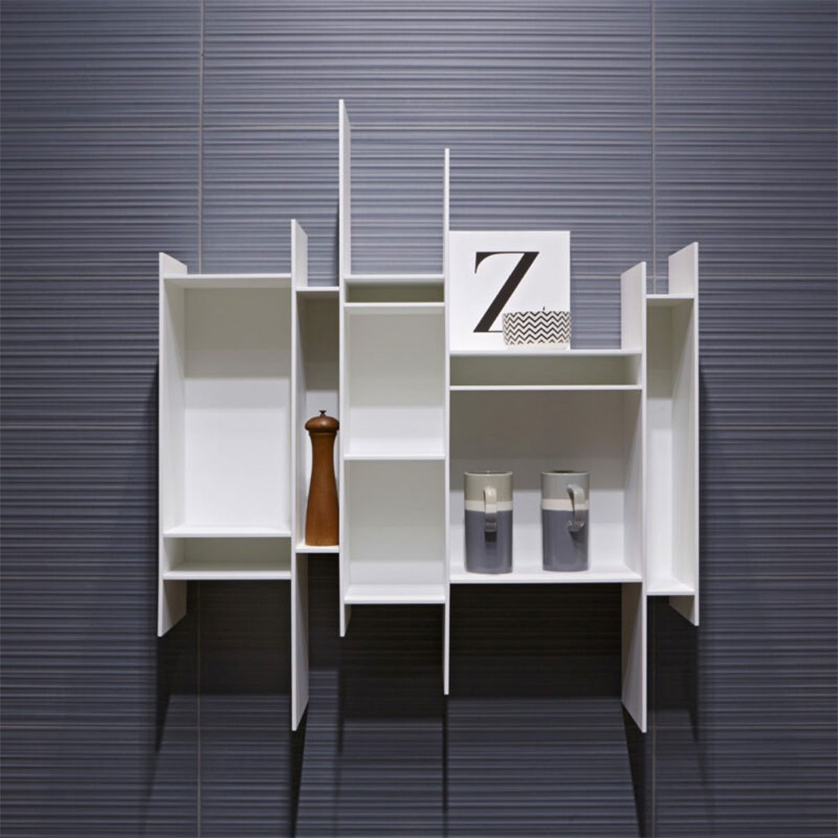 Interior con revestimiento Chalk Struttura Fiber Avio 25x76