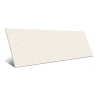 Racconti Bianco Struttura Segmenti 3D 30x90 cm (Caja 1.35 m2)