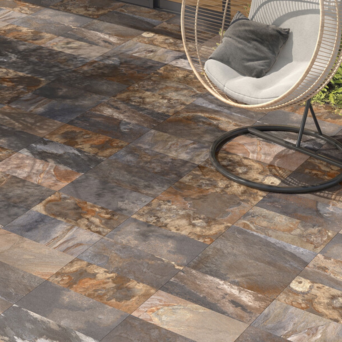 Biltmore Multicolor, rutschfester Steinboden 30x60