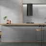 Interior con revestimiento Blunt Mosaic Anthracite 30x60
