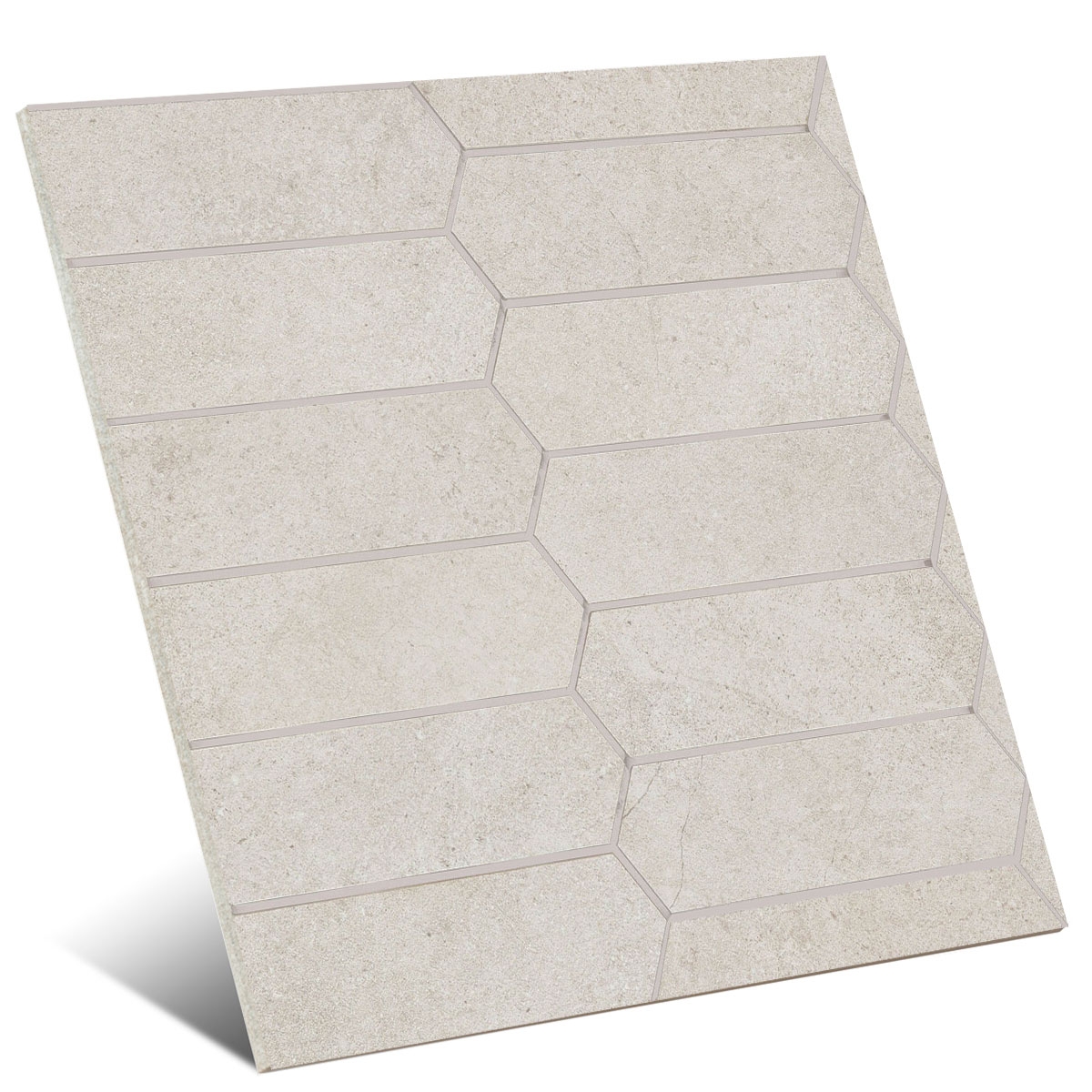 Mystone Kashmir Mosaico Bianco 29x29 (Caja 4 piezas)