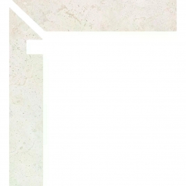 Baltimore 5053 Zaquin Izquierdo Blanc 7.8x50 (Prix pour 8 pièces)