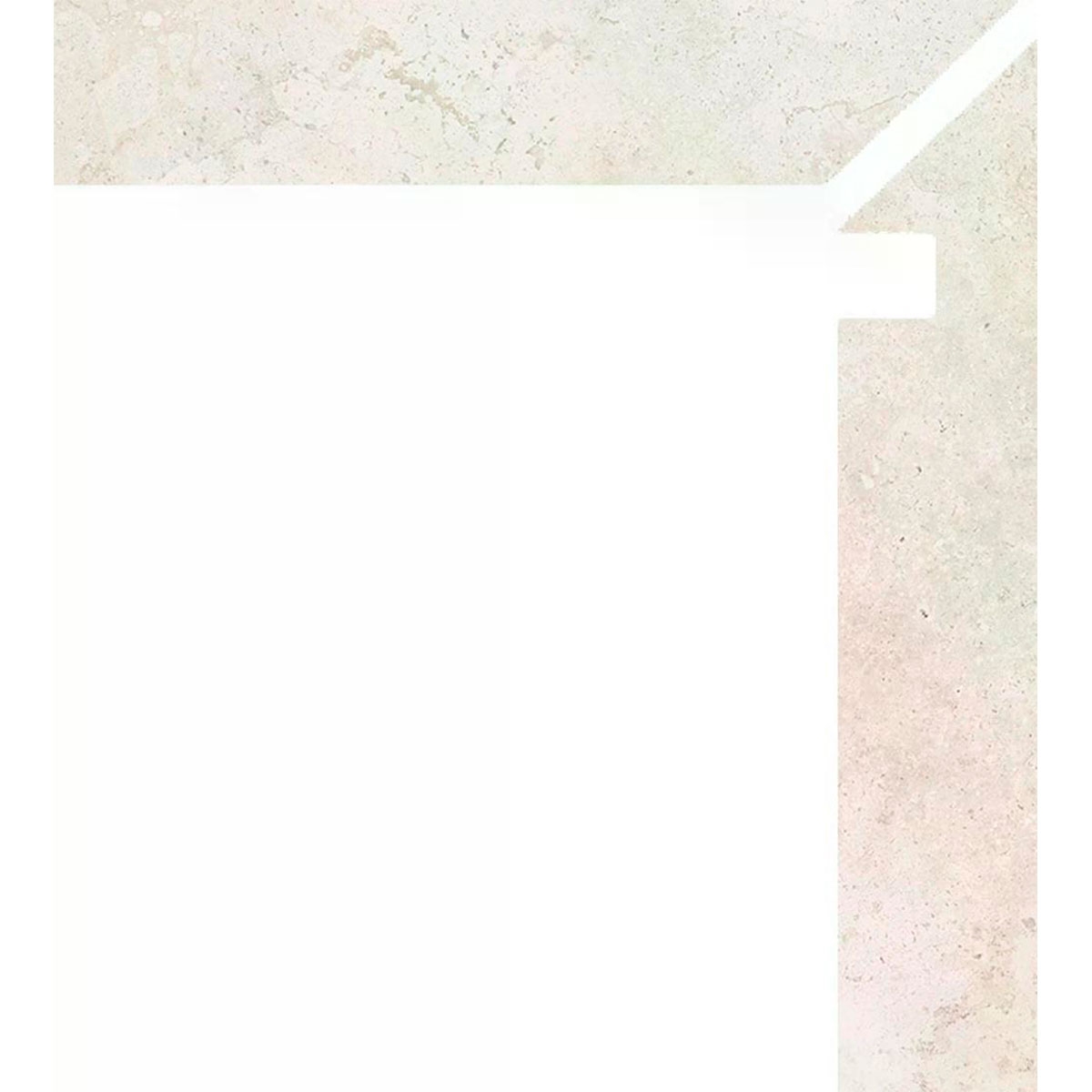 Zanquin Derecho Baltimore 5053 White 7,8x50 (Caja 8 piezas)