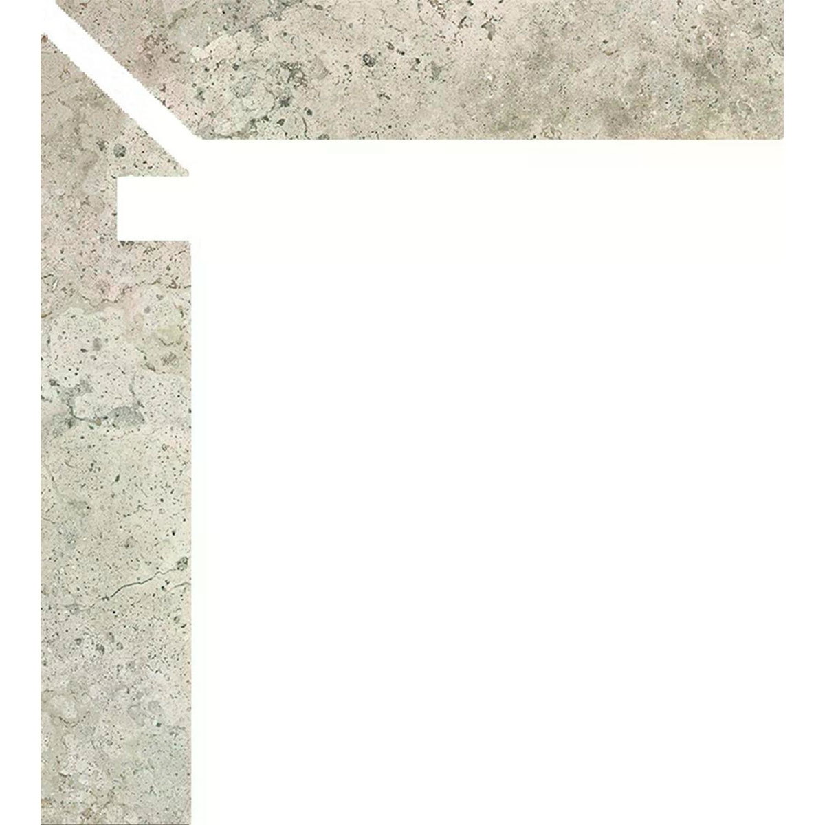 Zanquin Izquierdo Baltimore 5053 Grey 7,8x50 (Caja 8 piezas)