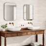 Salle de bain avec bardage Amsterdam White 15x45 (Boîte 1,08m2)