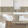Baño con Revestimiento Appeal Taupe 20x50