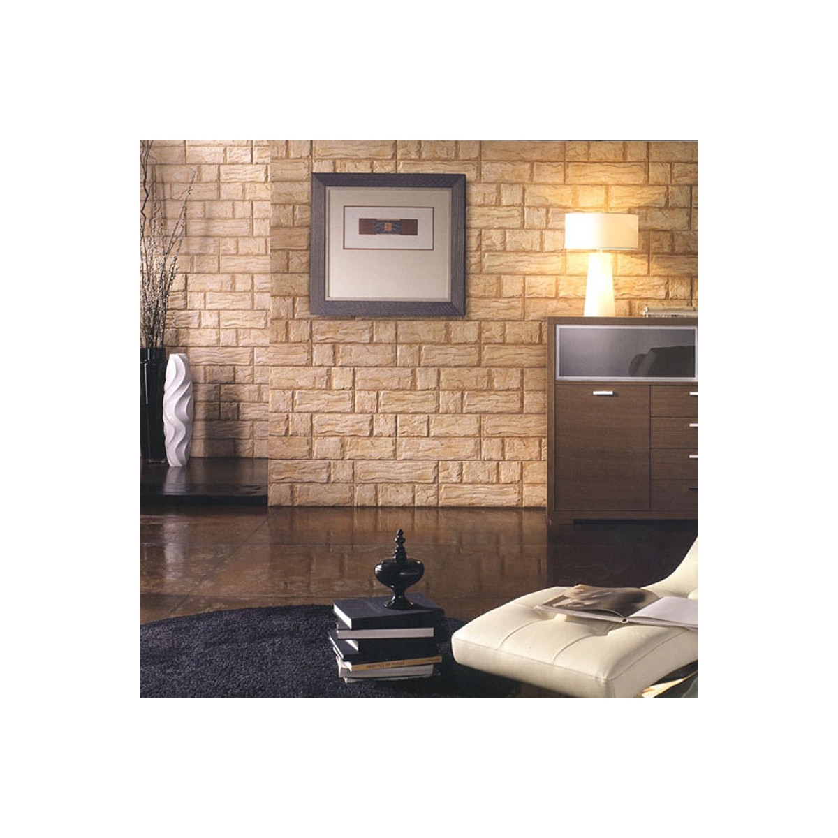 Galia Carreaux de pierre beige (m2) Couleur beige