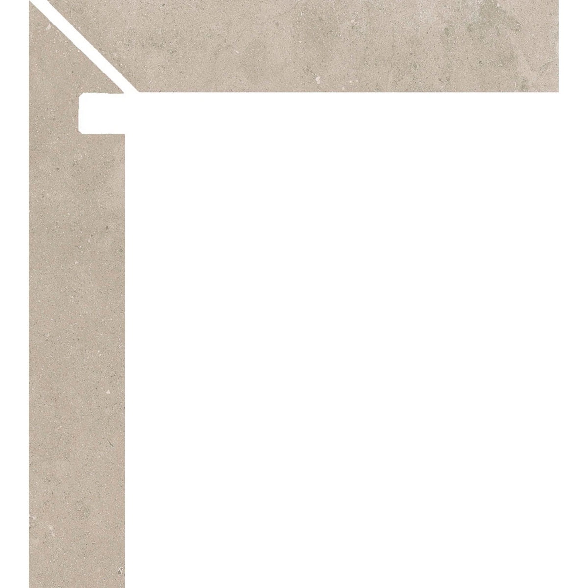 Zanquin Izquierdo Elba 1859 Arena 7.5x50 (Caja 8 piezas)