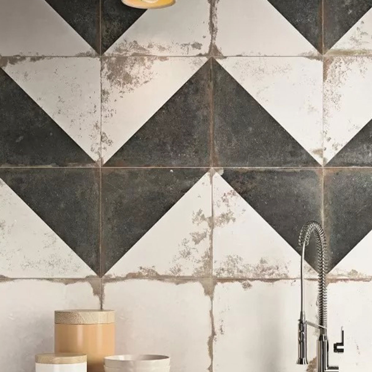 Cocina con revestimiento Antique Diagonal Antideslizante 33x33 (Caja 1,00m2)