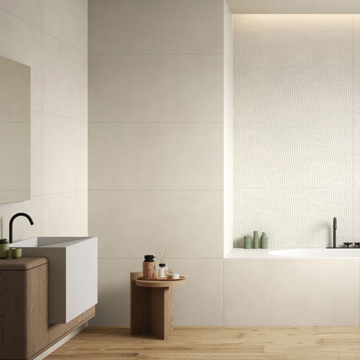 Baño con revestimiento Chelsea Almond 60x120