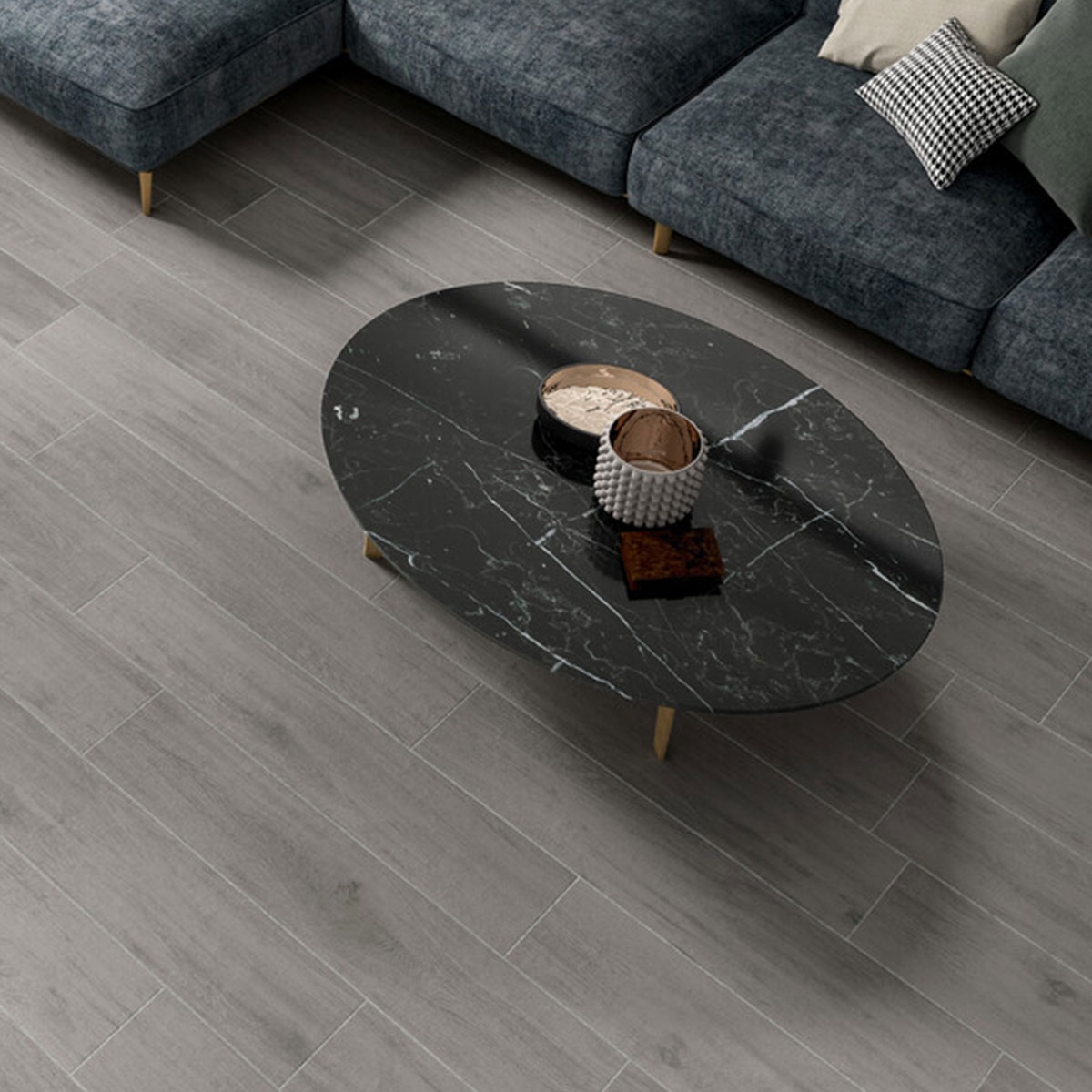 Pavimento imitación madera Cuzco Grey 23x120