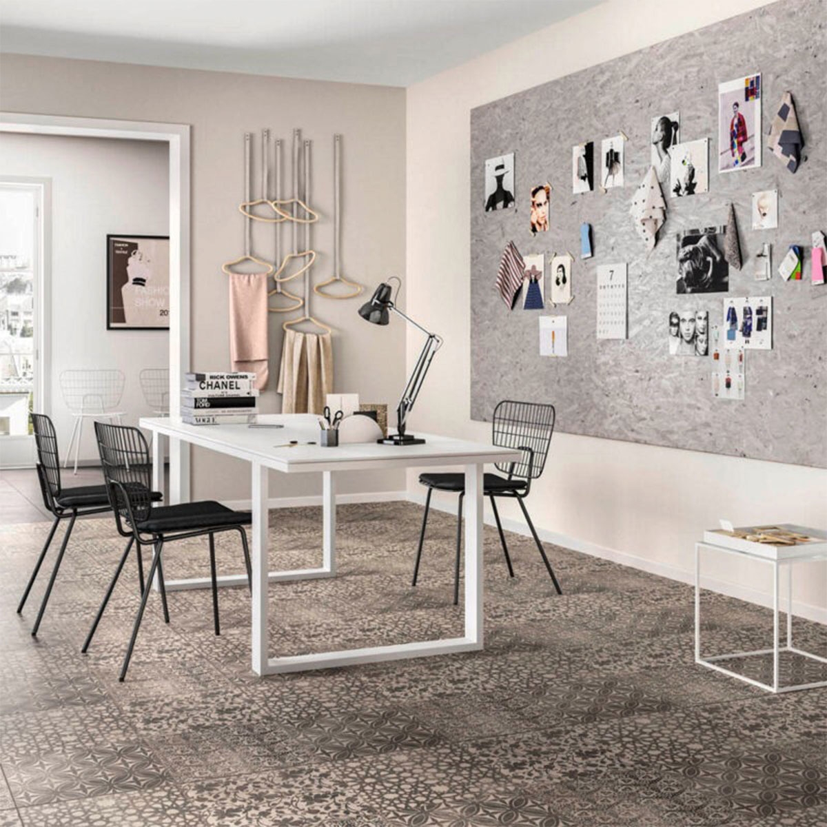 Zimmer mit Boden Powder Decoro Liberty Freddo 75x75