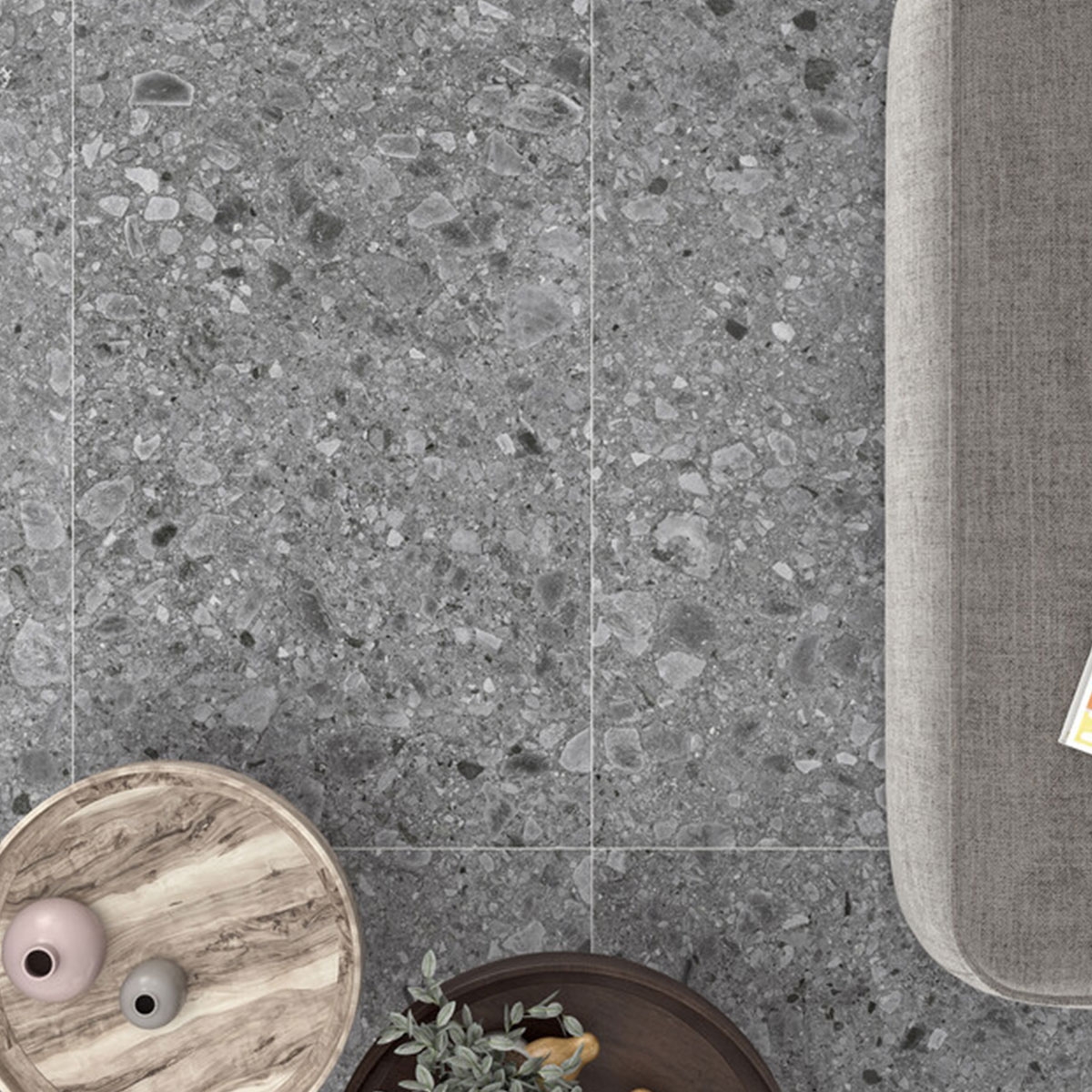 Pavimento imitación piedra Flodsten Winter 60x120