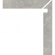 Zanquin Derecho Elba 1859 Gris 7.5x50 (Caja 8 piezas)