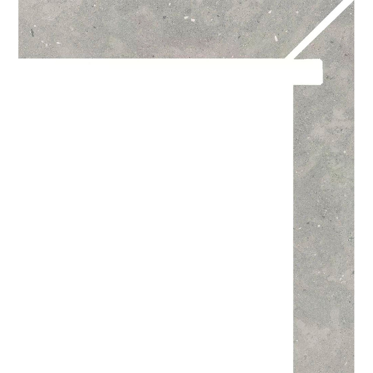 Zanquin Right Elba 1859 Gray 7.5x50 (Caixa 8 peças)