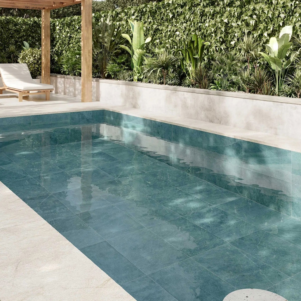 Bali-Grüner rutschfester Pool mit Asphalt und Beschichtung 44x66 (Box 1,17m²)