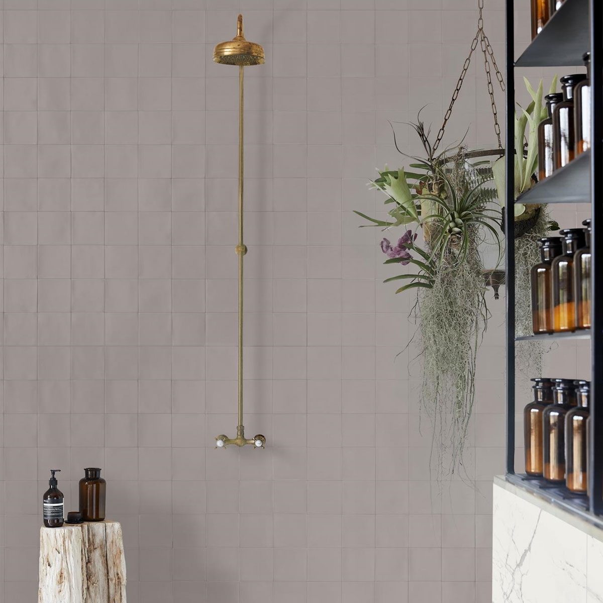 Salle de bain intérieure Confetto Grigio 10x10 cm