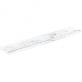 Vuelta Huella Iguazú Branco 1865 Angular Step 33x100 (Caixa 1 peça)