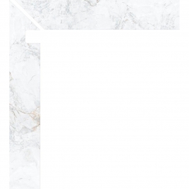 Esquerda Zanquin Iguazú 1865 Branco 7,5x50 (Caixa 8 peças)