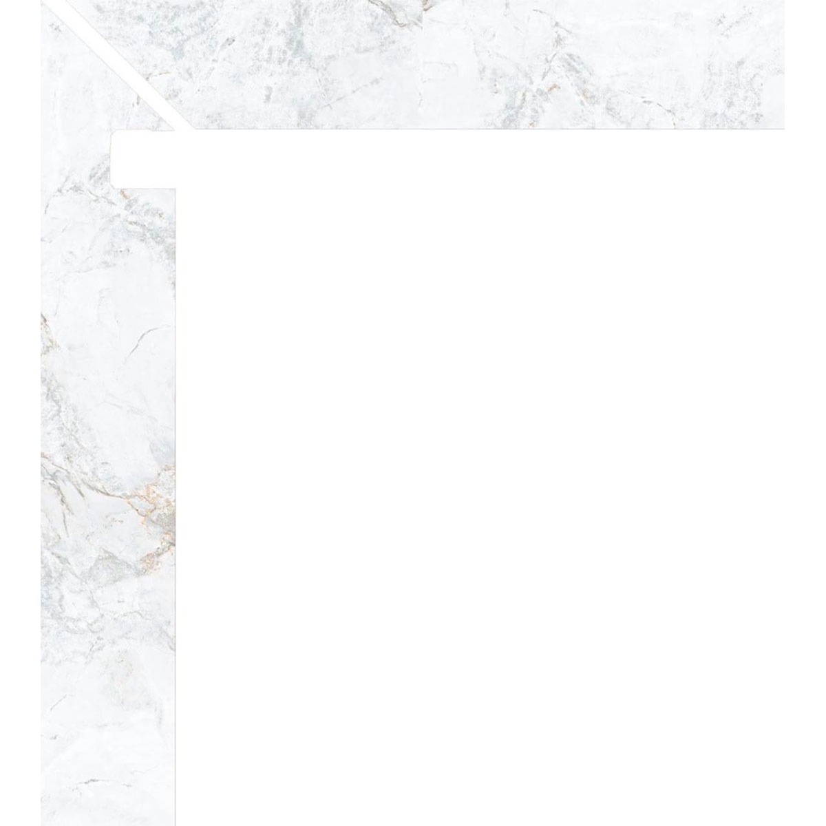 Gauche Zanquin Iguazú 1865 Blanc 7,5x50 (Boîte 8 pièces)