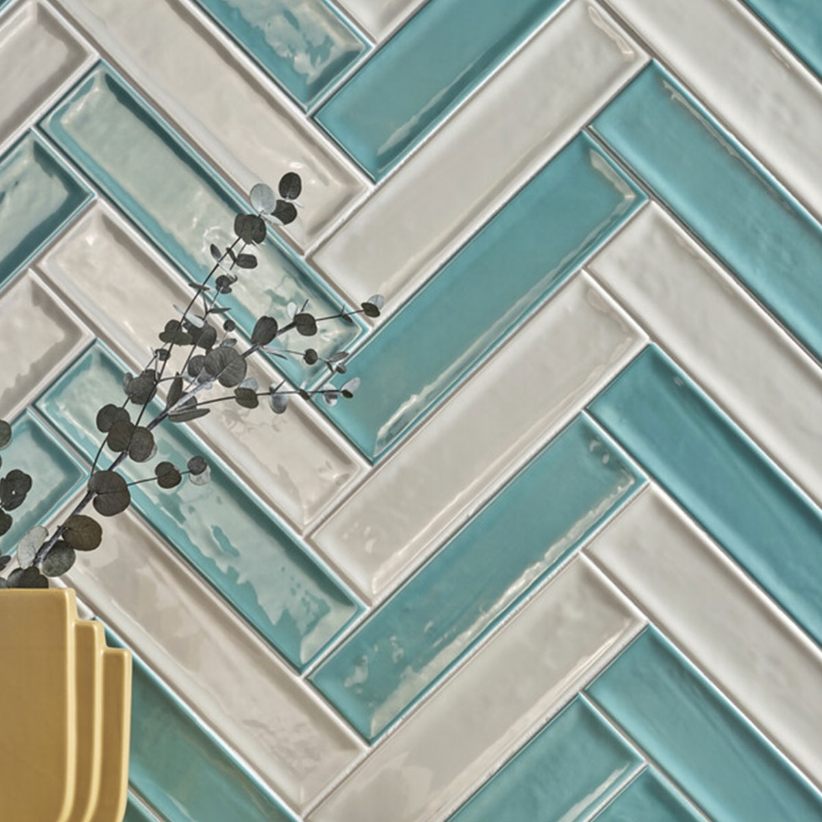 Interior con revestimiento Jewell Sky 7.5x30