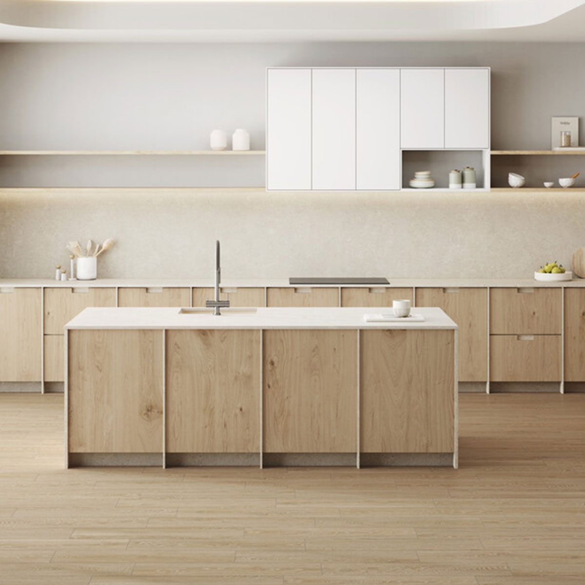 Innenraum mit Jura Honey Boden 22,5x90