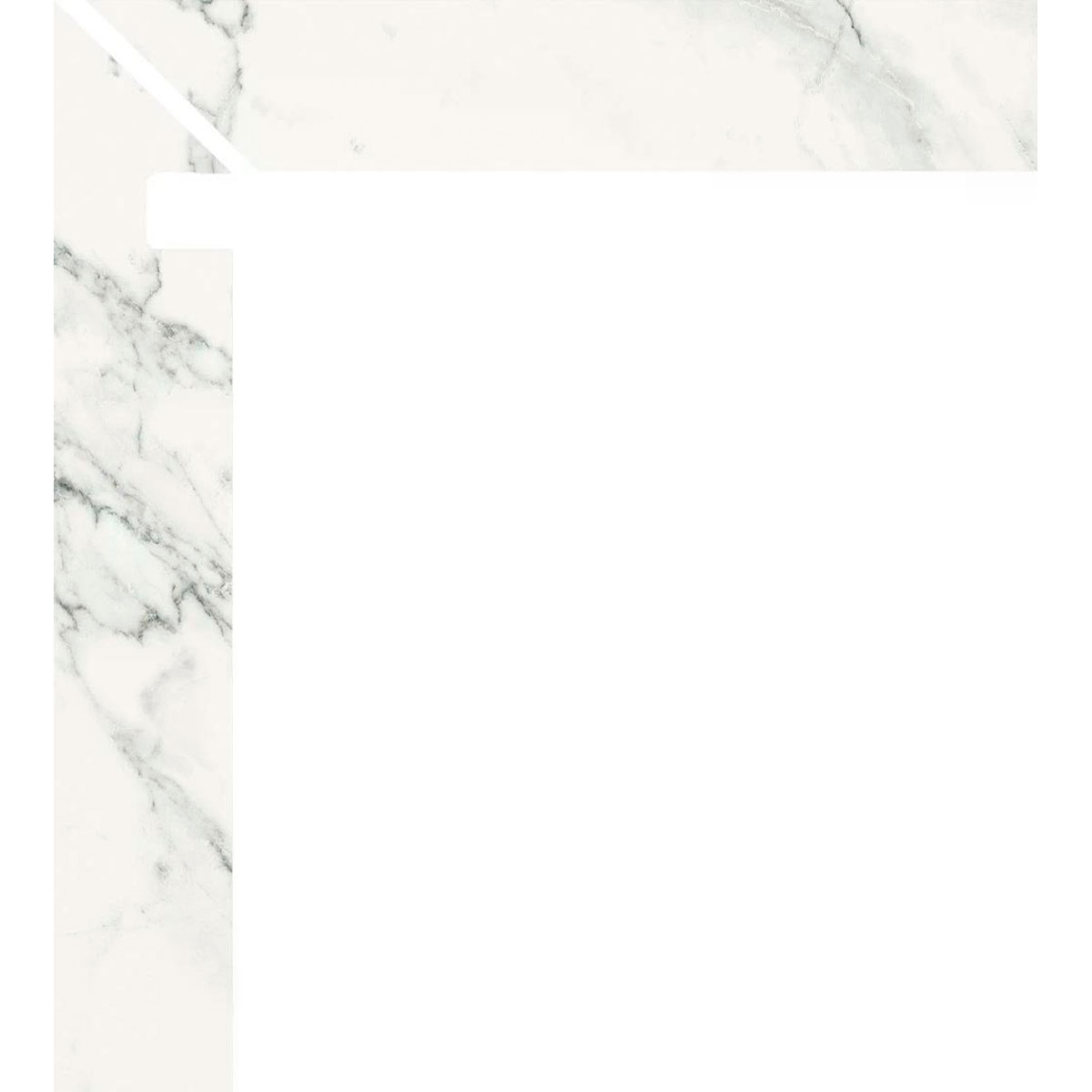 Zanquin gauche Loira 1856 Blanc 7,5x50 (Boîte 8 pièces)