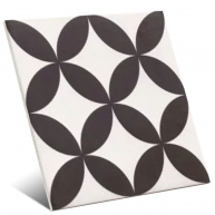 Hanoi Circle Black 33x33 (Caja 1,00m2)