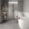 Bathroom with Laval Blanc 20x60 wall tile