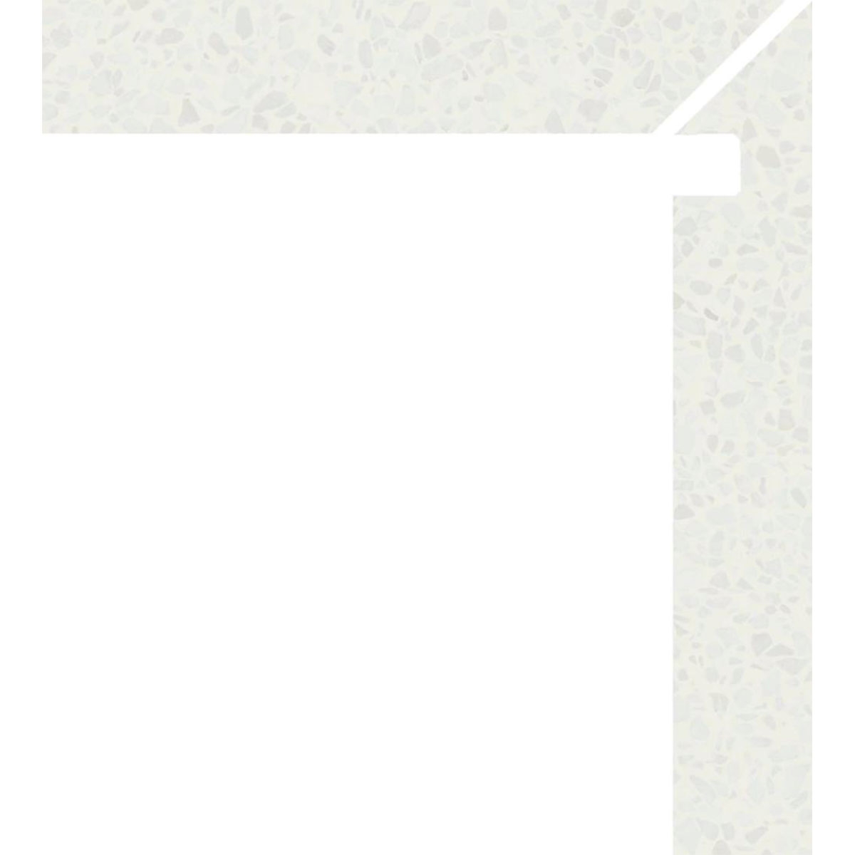 Robinson Direito 1855 White Zanquin 7.5x50 (Caixa 8 peças)