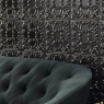 Interior con revestimiento Tin Tile Black 44x44 (1.17m2)